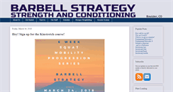 Desktop Screenshot of barbellstrategy.com