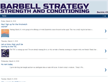 Tablet Screenshot of barbellstrategy.com